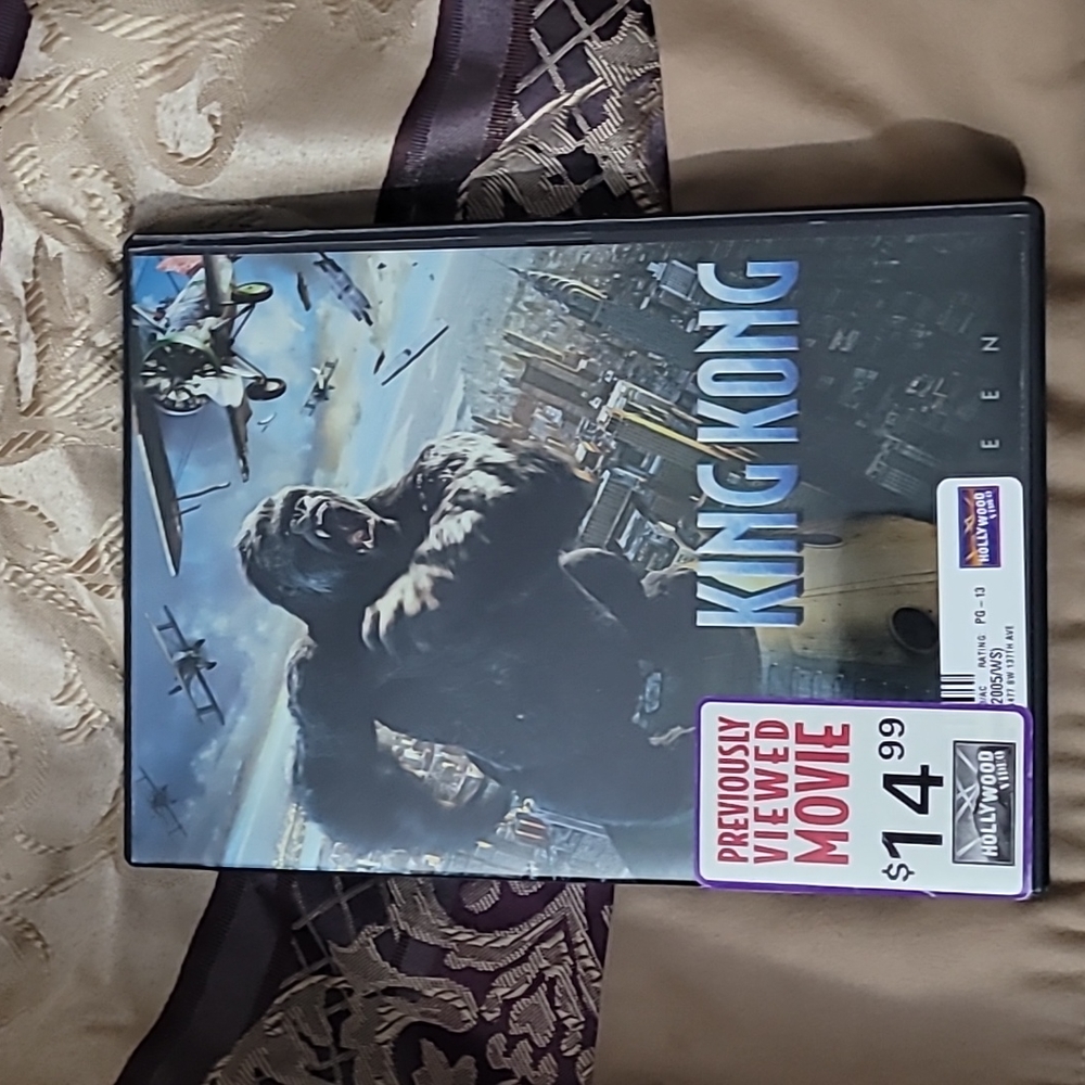 King Kong dvd with Jack Black & Naomi Watts